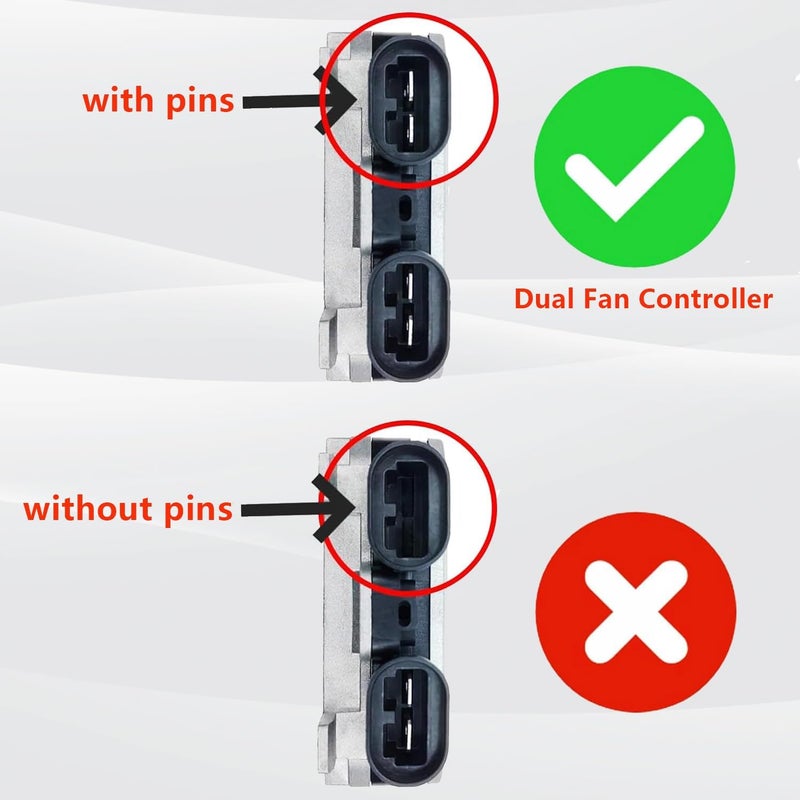 AIKEN Engine Cooling Fan Control Module Compatible with Ford Edge S-MAX Land Rover LR2 Lincoln Volvo XC70 S80 S60 V60 XC60 Replace #7T43-8C609-BA LR011907. - Image 3